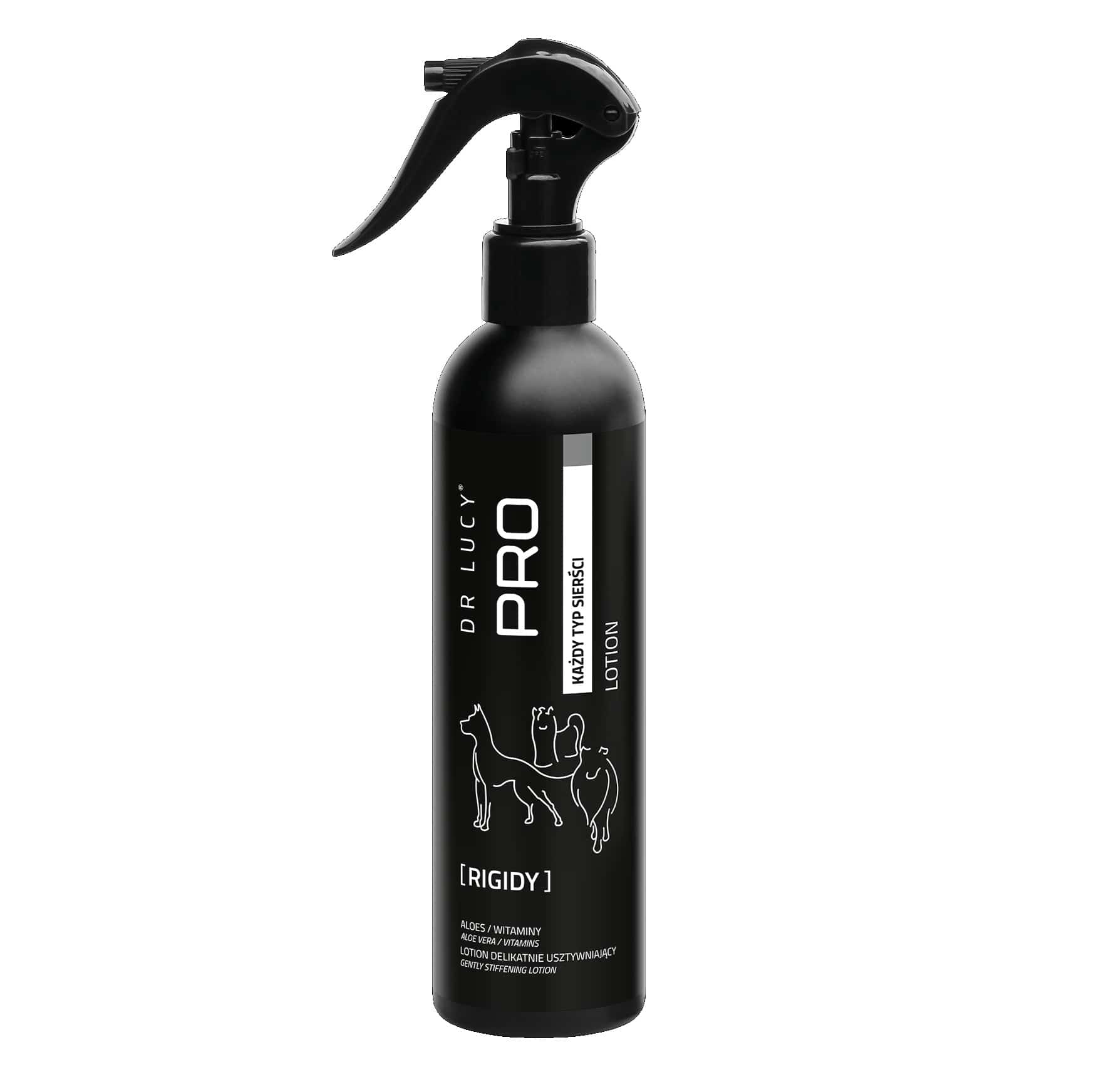 DR LUCY - PRO RIGIDY 250 ML - Lotion Usztywniający Włos Czysta nazwa: Lotion Usztywniający Włos dla Psów i Kotów - DR LUCY PRO Rigidy 250 ml