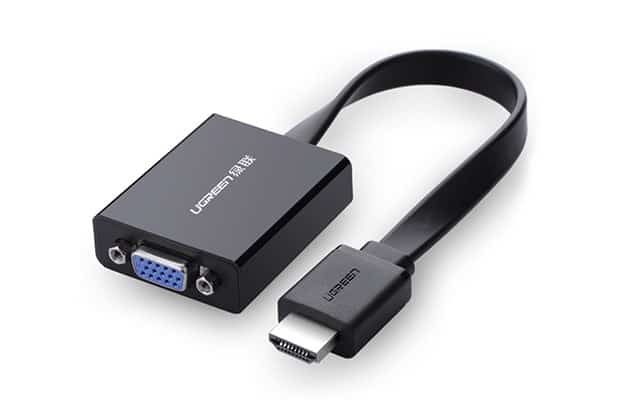 Adapter HDMI do VGA Ugreen MM103, 25 cm, czarny