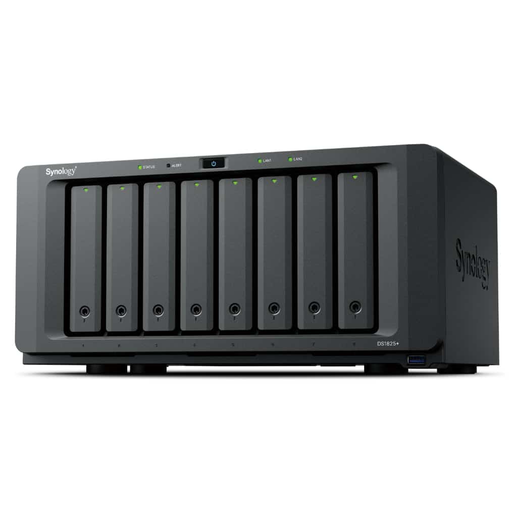 Serwer NAS Synology DS1825+ z procesorem AMD Ryzen V1500B