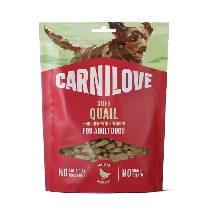 Przysmak dla psa Carnilove Soft Snack z przepiórką i oregano 200 g