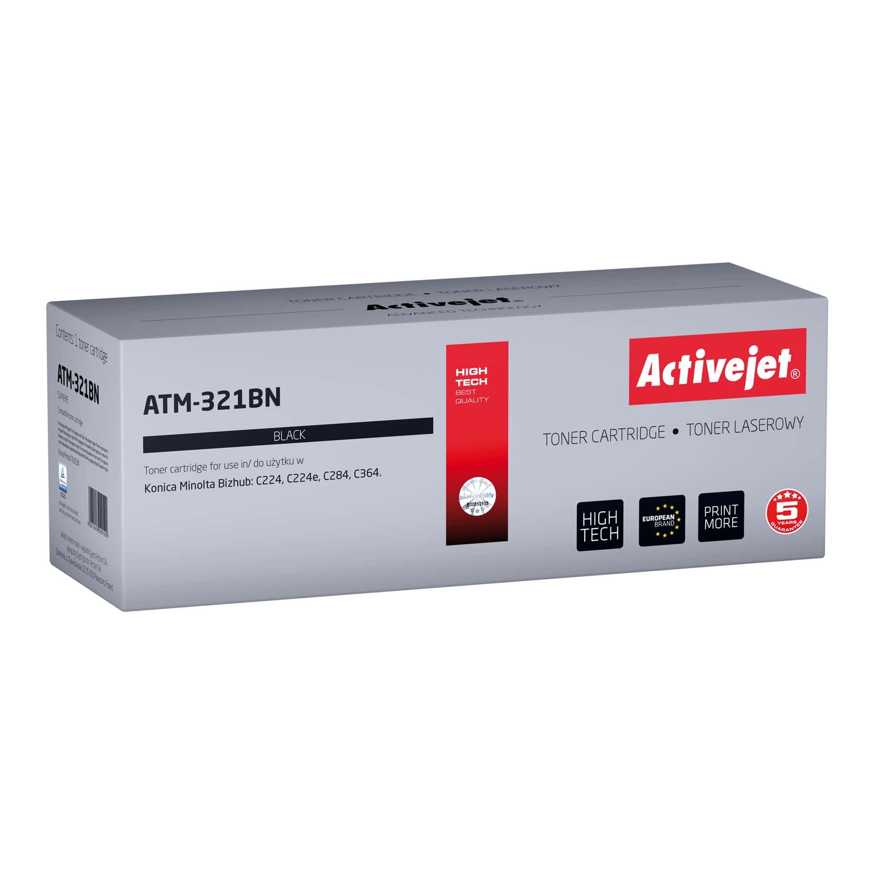 Toner Activejet ATM-321BN - Zamiennik do drukarek Minolta Bizhub