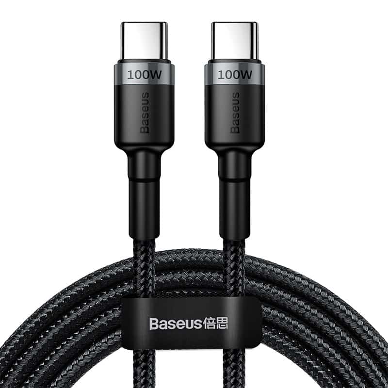 Kabel USB-C Baseus CATKLF-ALG1 100W 5A 2m - szary