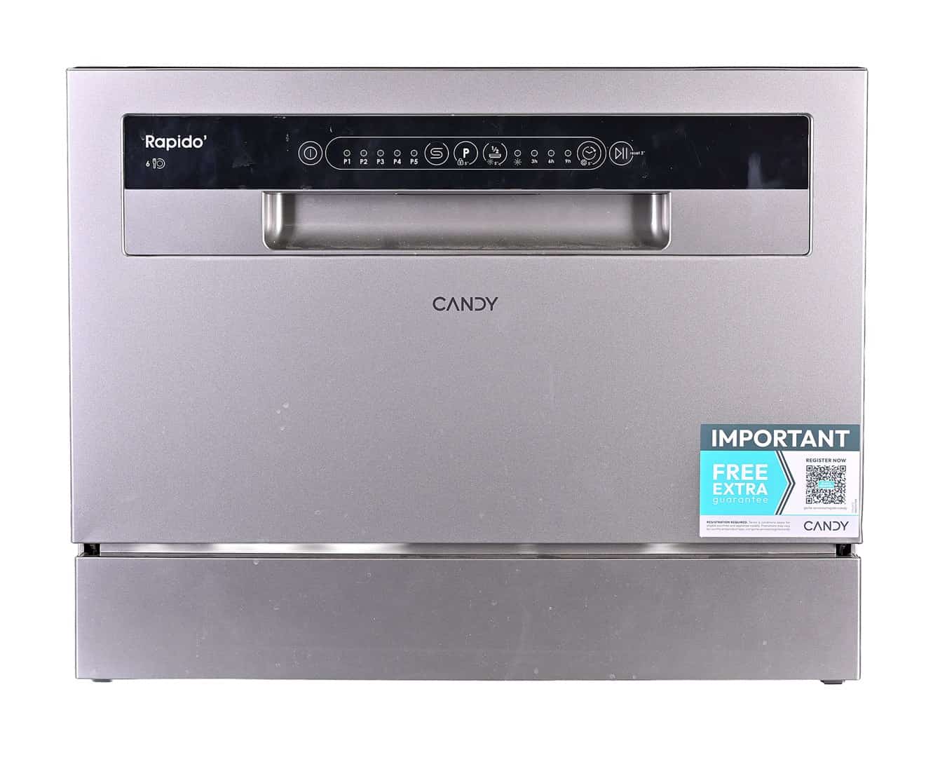 Zmywarka wolnostojąca 60 cm CANDY CP 6E51LS | klasa E | 6 kpl | 5 programów | AquaStop (OUTLET)