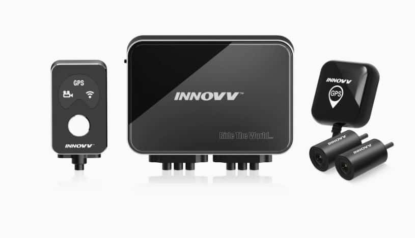 INNOVV K7 - wideorejestrator motocyklowy 2 kamery przód i tył z trybem nocnym (OUTLET)