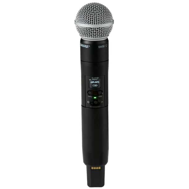 Shure SLXD2+/58=-G65 - Nadajnik "do ręki" z kapsułą SM58 (470-606 MHz)