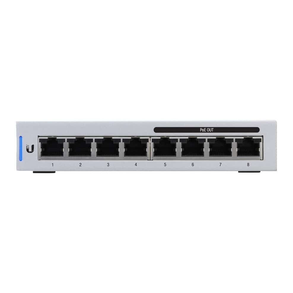 Zarządzany Switch Gigabitowy Ubiquiti UniFi 8 PoE (Gen1) 8-Portowy