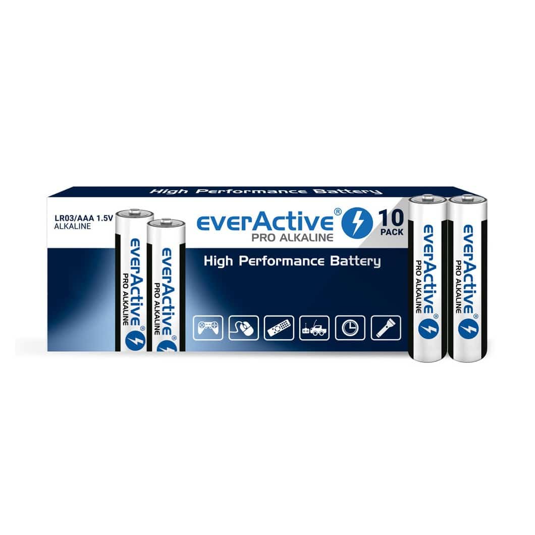 Zestaw everActive LR0310PAK, 10 baterii AAA 1,5V