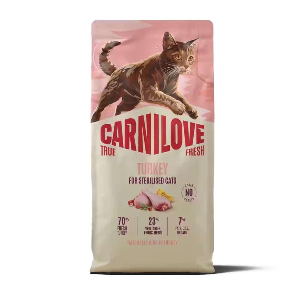 Carnilove True Fresh Cat - Sucha karma dla sterylizowanych kotów dorosłych, wszystkie rasy, 2 kg