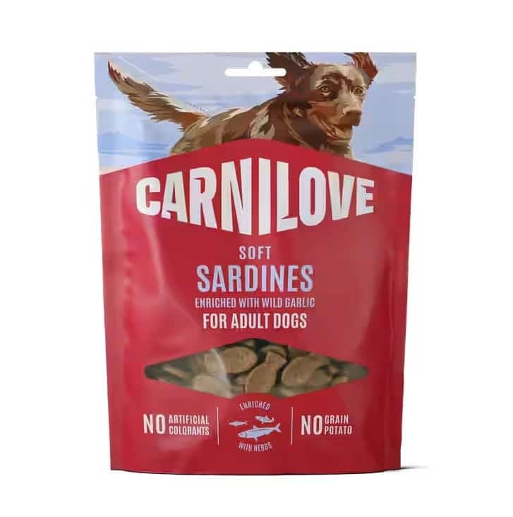 Przysmak dla psa Carnilove Soft Snack z sardynkami i dzikim czosnkiem 200 g
