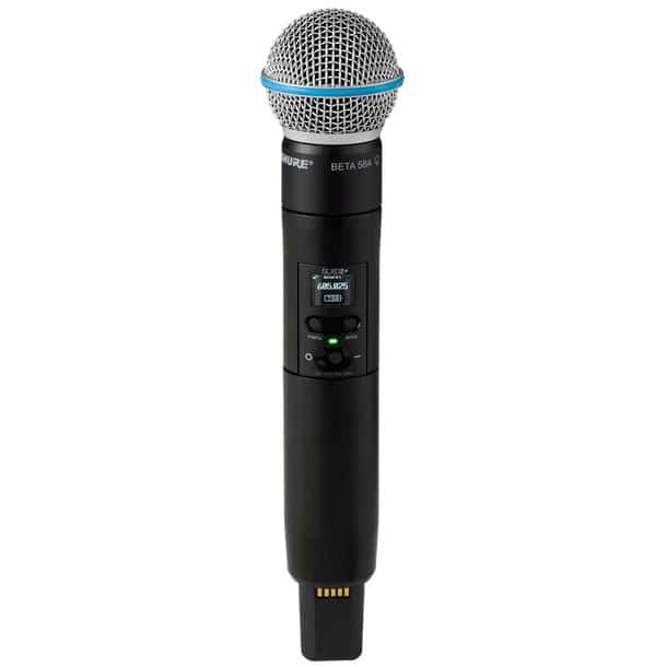 Shure SLXD2+/B58=-G65 - Nadajnik "do ręki" z kapsułą Beta58 (470-606 MHz)