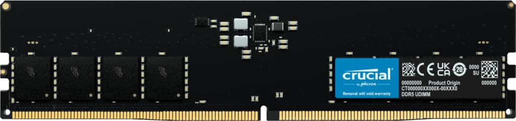 Pamięć RAM Crucial UDIMM 16GB DDR5 5600MHz PC5-44800