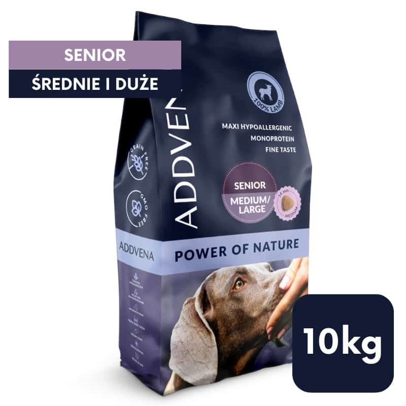 Karma sucha dla starszych psów ADDVENA Power of Nature 10kg