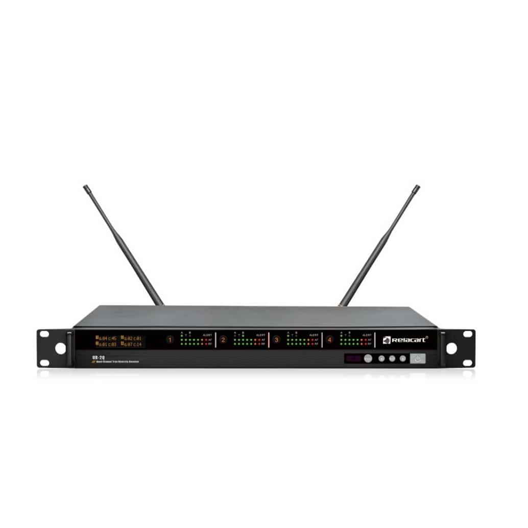 Zestaw mikrofonów bezprzewodowych Relacart UR-2Q (4 mikrofony)