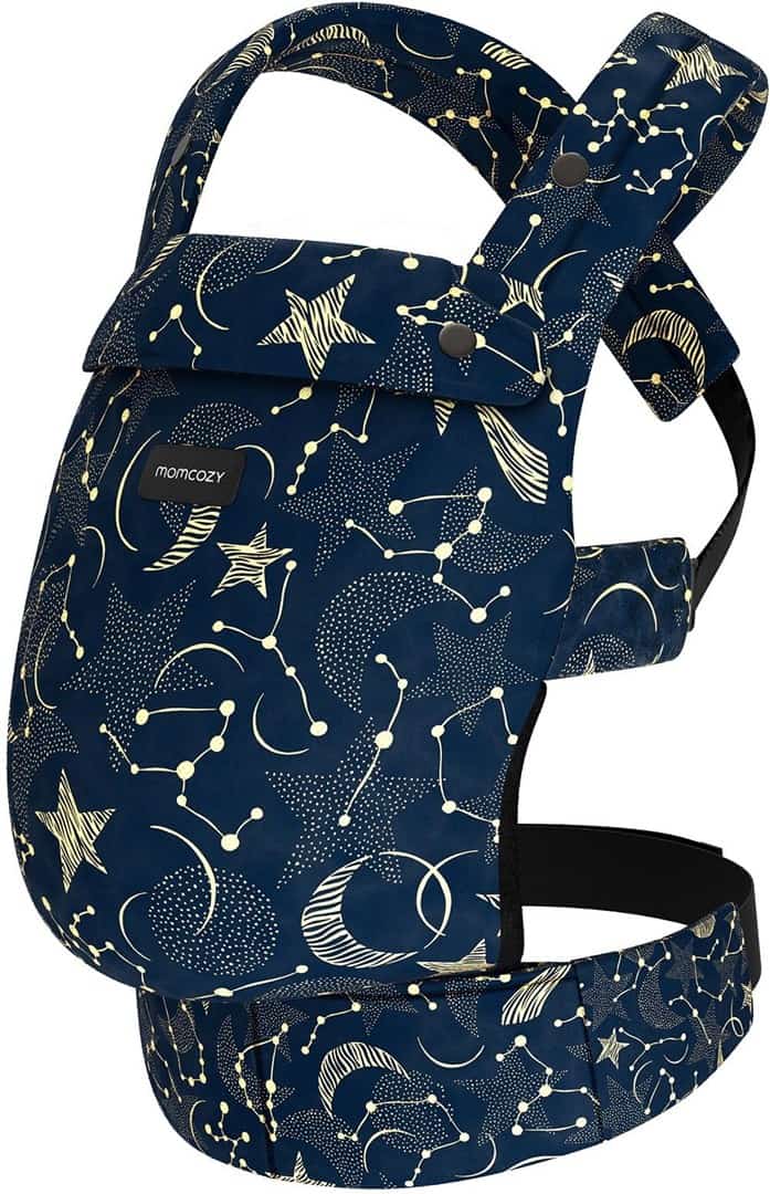 Nosidełko bawełniane Momcozy Starry Night - od noworodka do malucha