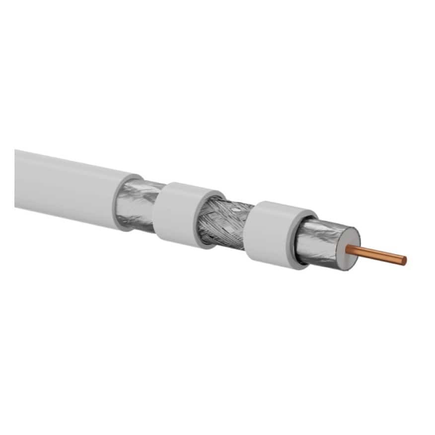 Kabel antenowy Alantec RG6 75Ω 500m (trishield)