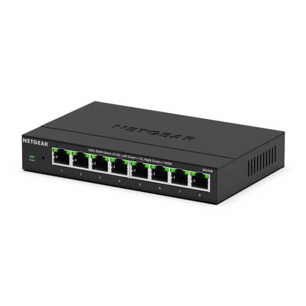 Switch Netgear MS308 8-portowy 2,5 Gb/s Czarny