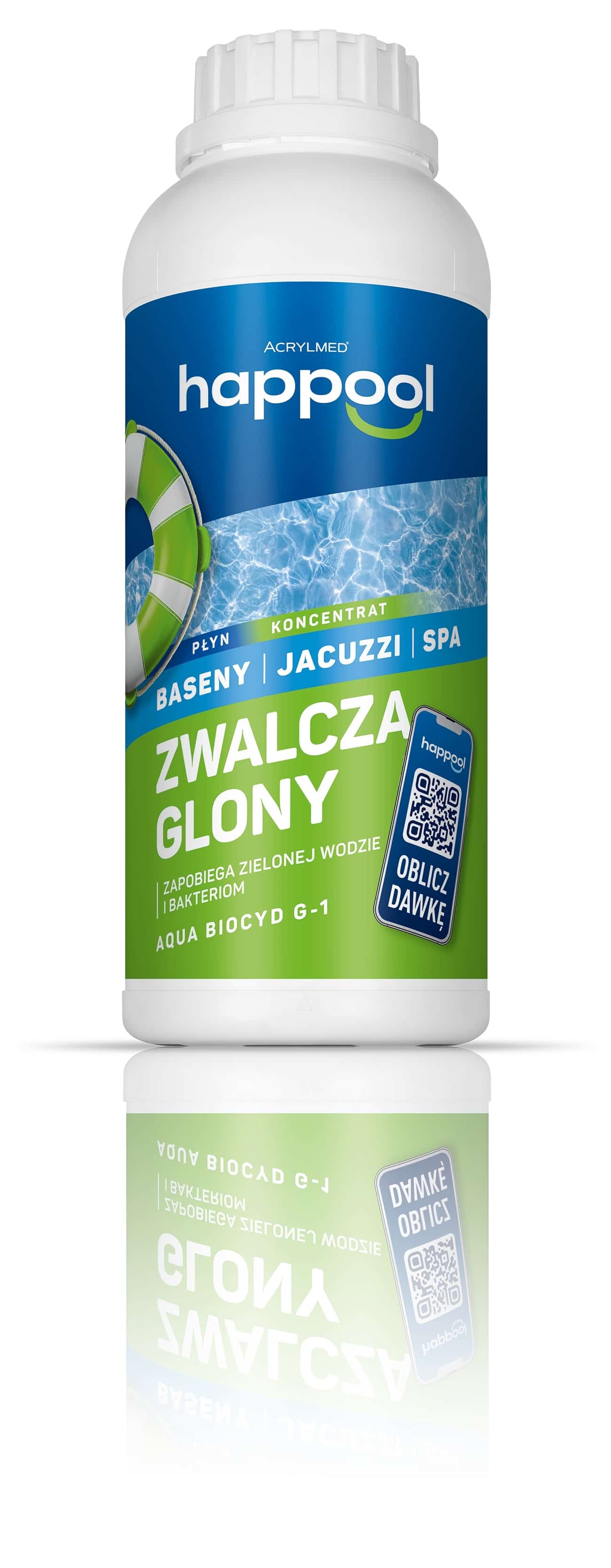 Koncentrat do zwalczania glonów ACRYLMED 1l - środek biobójczy