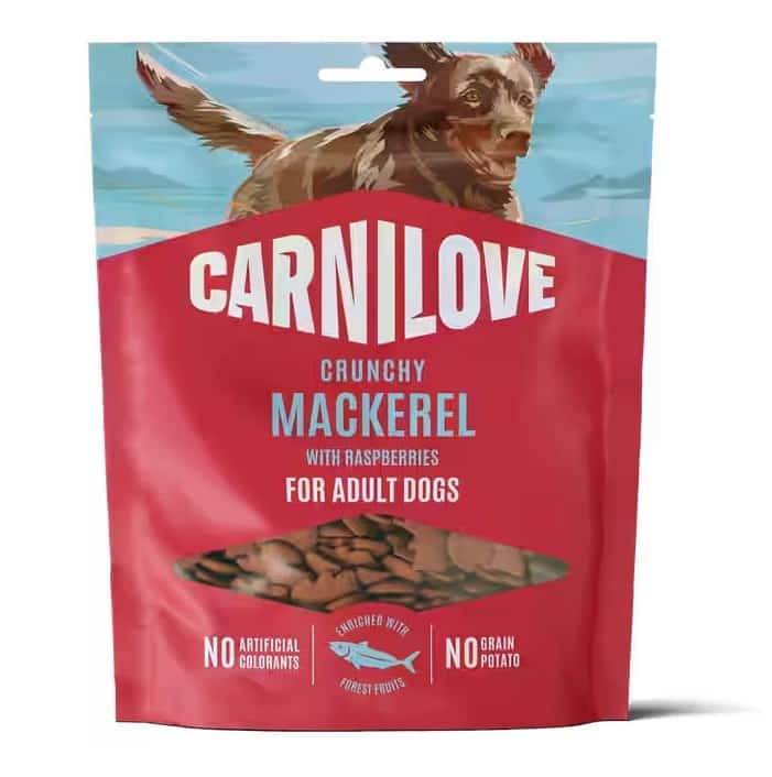 Carnilove Crunchy Przysmak dla psa z makrelą i malinami 200 g