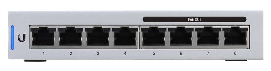 Zarządzany Switch Gigabitowy Ubiquiti UniFi 8 PoE (Gen1) 8-Portowy