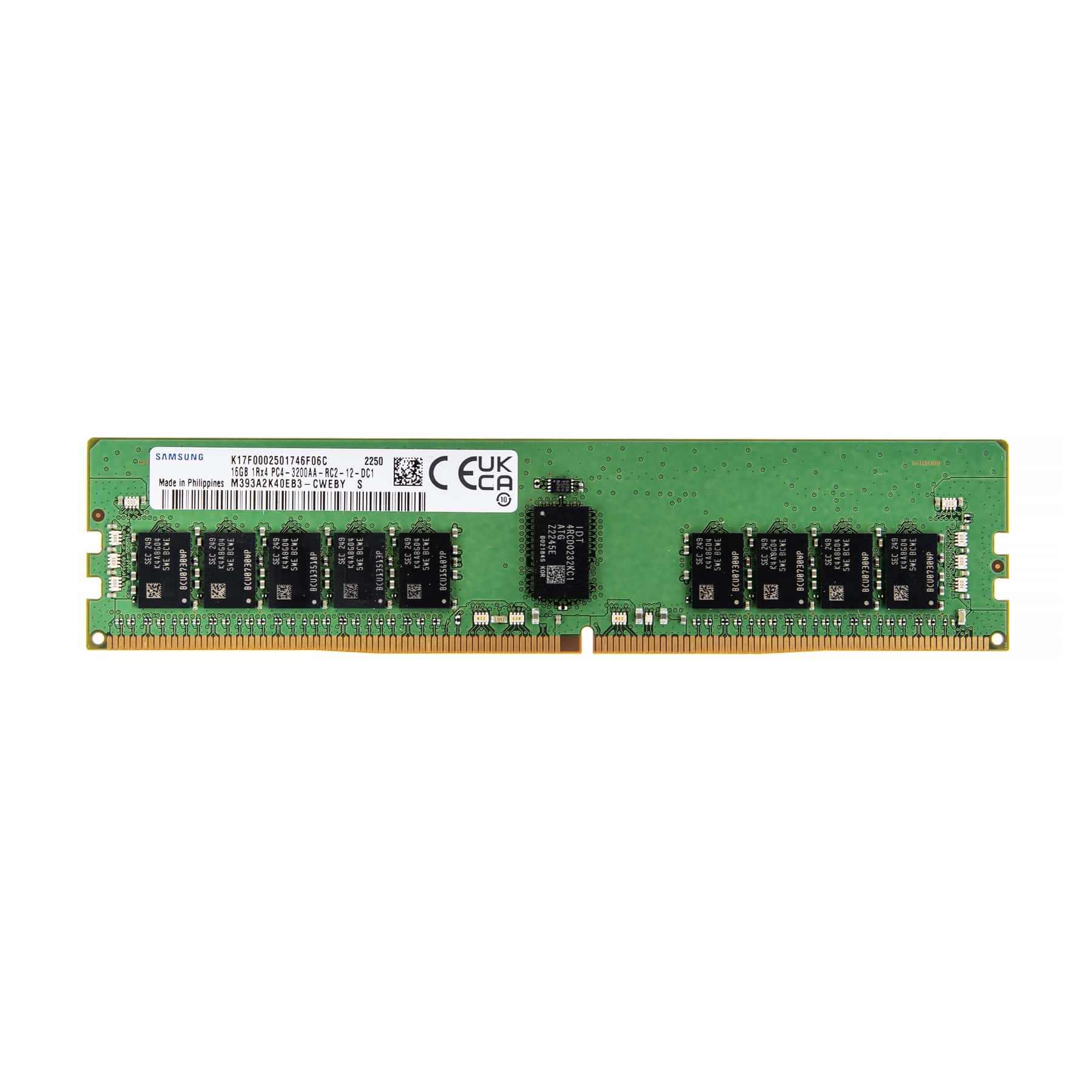 Pamięć serwerowa Samsung RDIMM 16GB DDR4 3200MHz z ECC