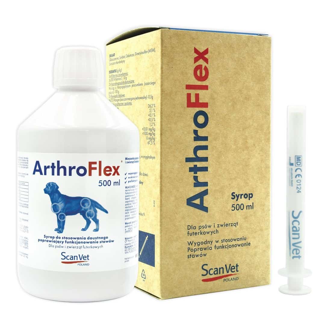 SCANVET ARTHROFLEX CANINE  500 ML ZAWIESINA  BUTELKA