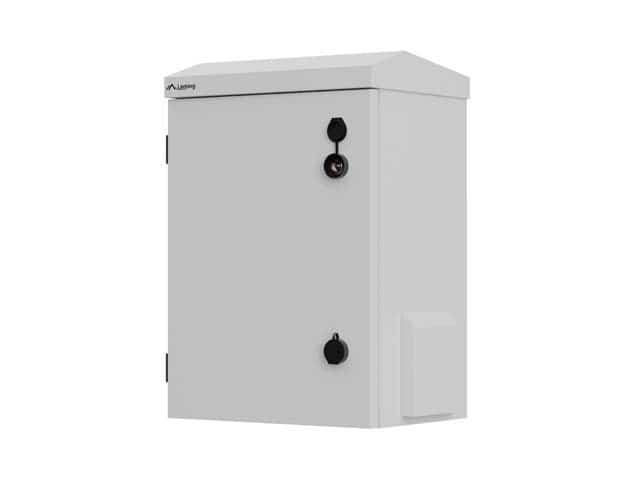 LANBERG SZAFA RACK WISZĄCA 10" HERMETYCZNA IP55 MONTAŻ NA ŚCIANIE/SŁUPIE 340X250X500 SZARA (ZŁOŻONA)