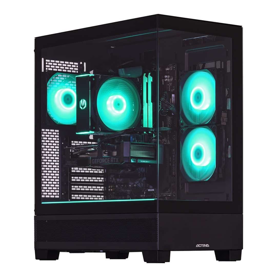 Komputer Gamingowy Actina View 7500F - 16GB RAM, 500GB SSD, Radeon RX 9060 XT, 650W