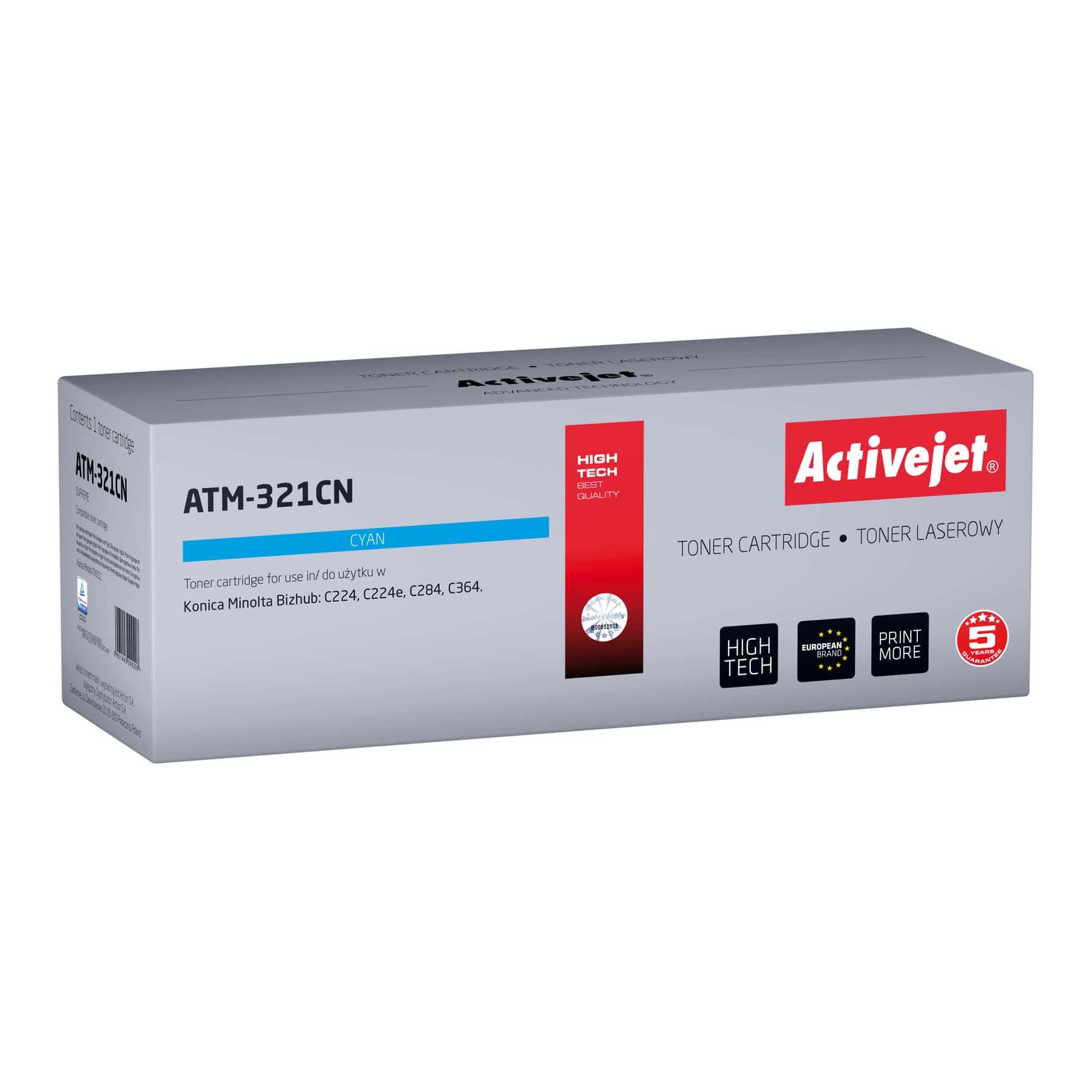 Toner Activejet ATM-321CN - Zamiennik do Minolta TN321C
