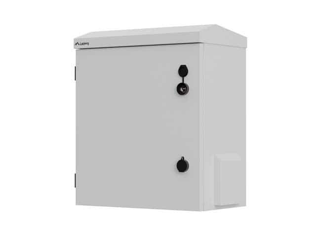 LANBERG SZAFA RACK WISZĄCA 10" HERMETYCZNA IP55 MONTAŻ NA ŚCIANIE/SŁUPIE 420X300X500 SZARA (ZŁOŻONA)