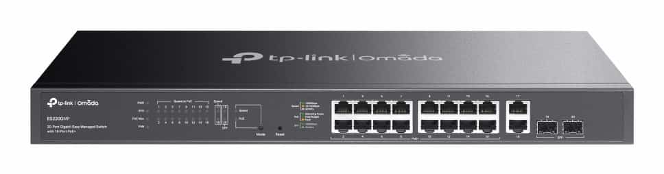 Switch TP-Link ES220GMP z 2 wentylatorami