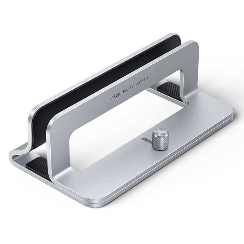 Podstawka pod laptopa Ugreen, aluminiowa, pionowa, na MacBooka/tablet, srebrna (LP258)