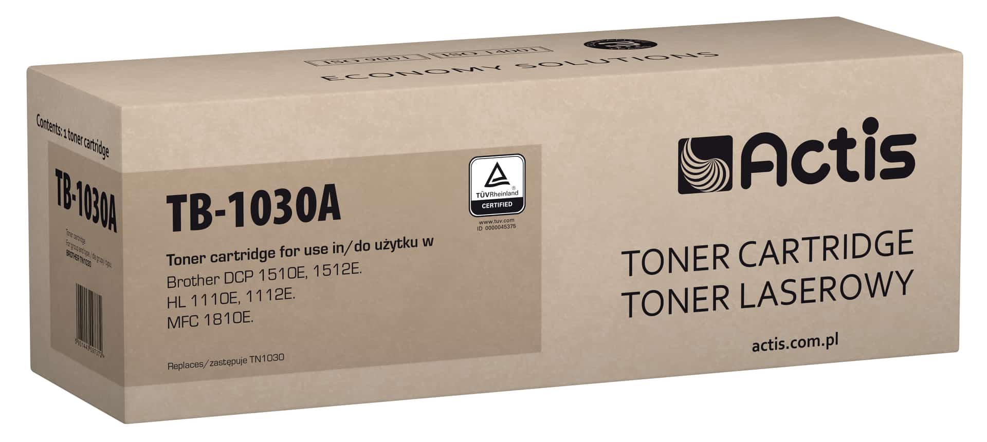 Toner Zamiennik Actis TB-1030A do drukarek Brother DCP i HL