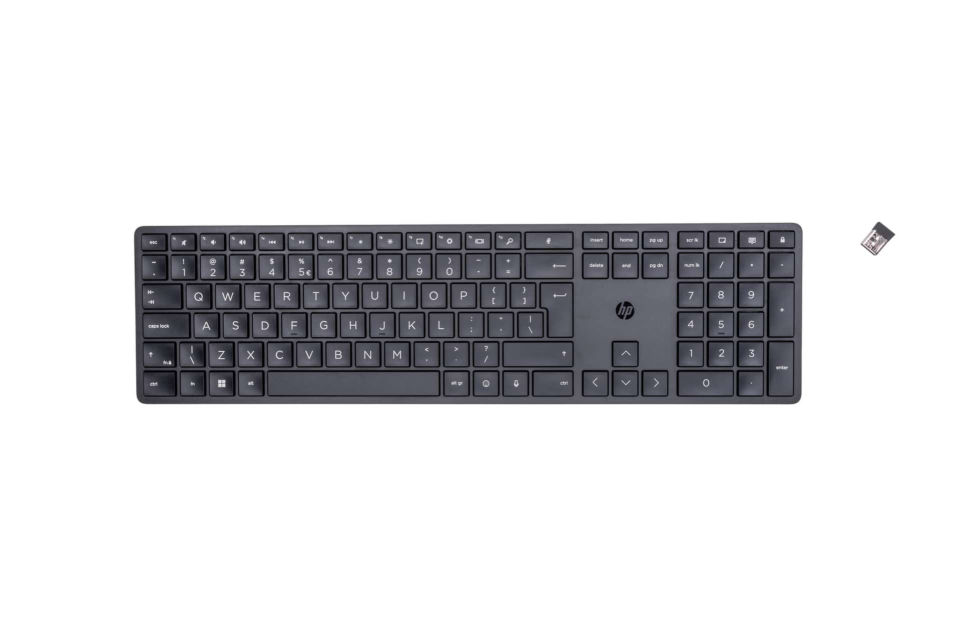 Klawiatura bezprzewodowa HP 450, programowalna, czarna
