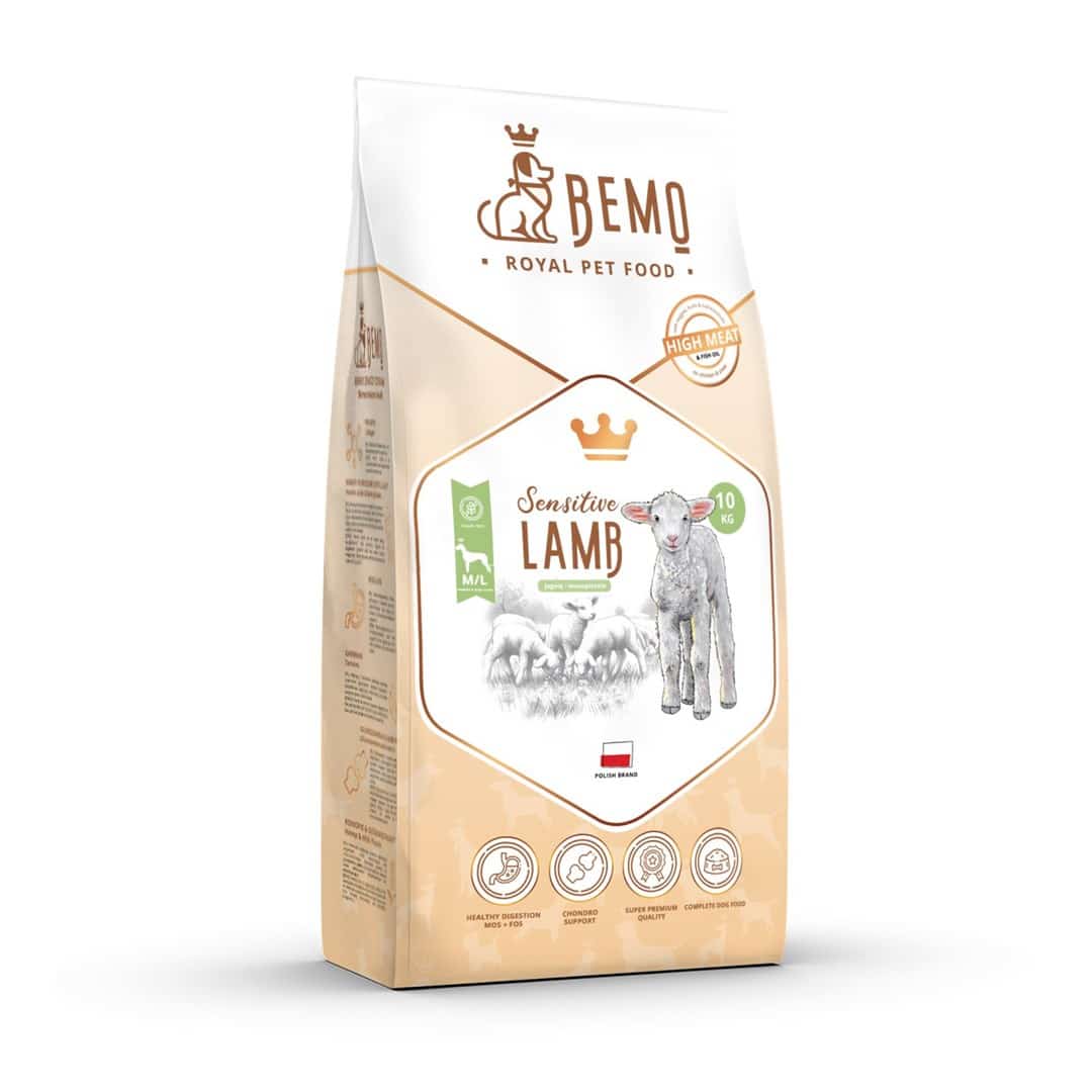 Karma sucha dla psów Bemo Sensitive Lamb - Jagnięcina, medium/large, 10 kg