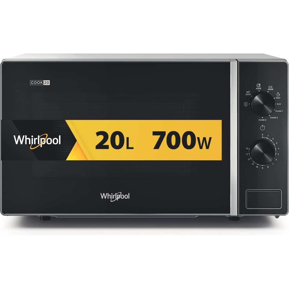 Kuchenka mikrofalowa WHIRLPOOL MWP 103 SB 700W; 20l czarny