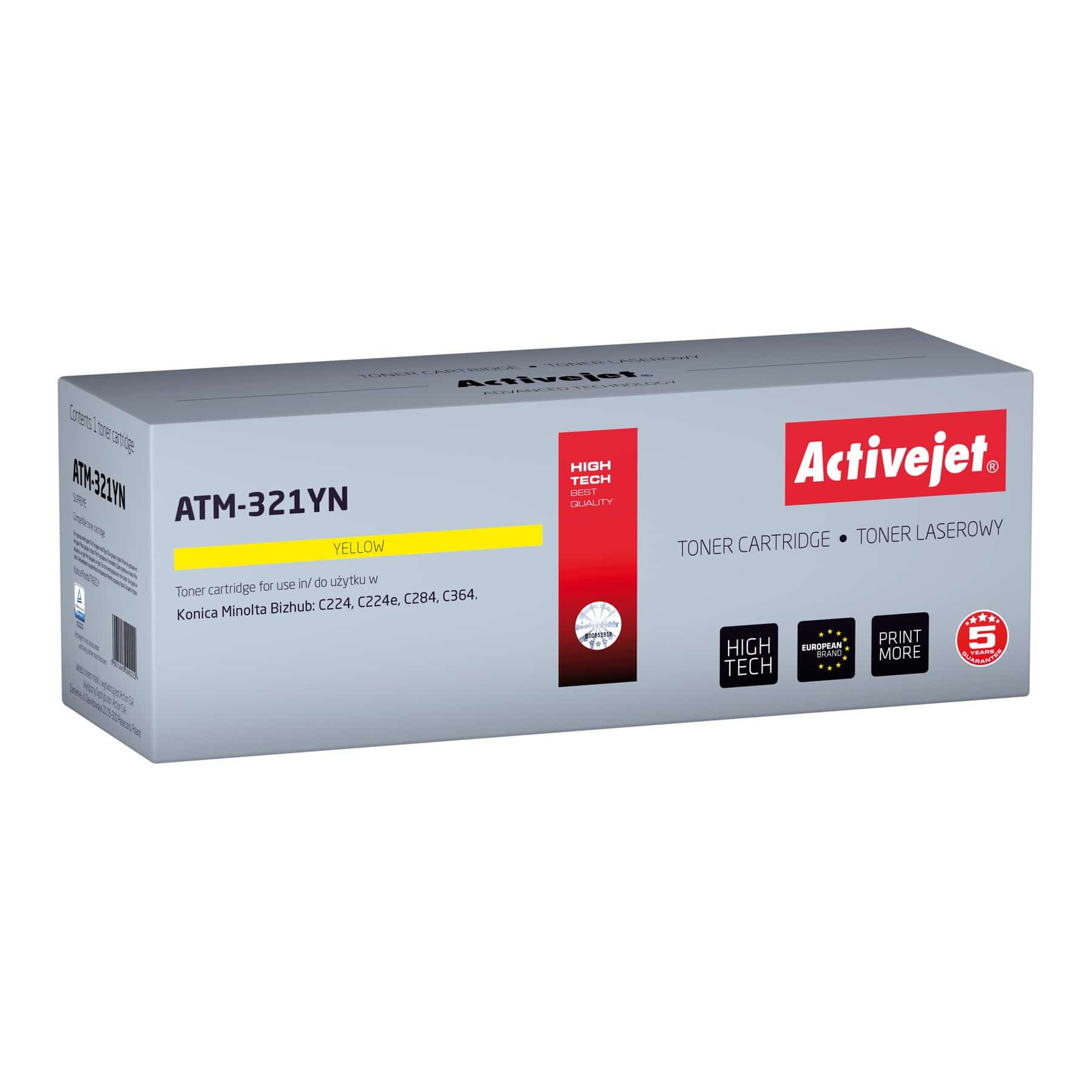 Toner Activejet ATM-321YN do drukarek Minolta Bizhub
