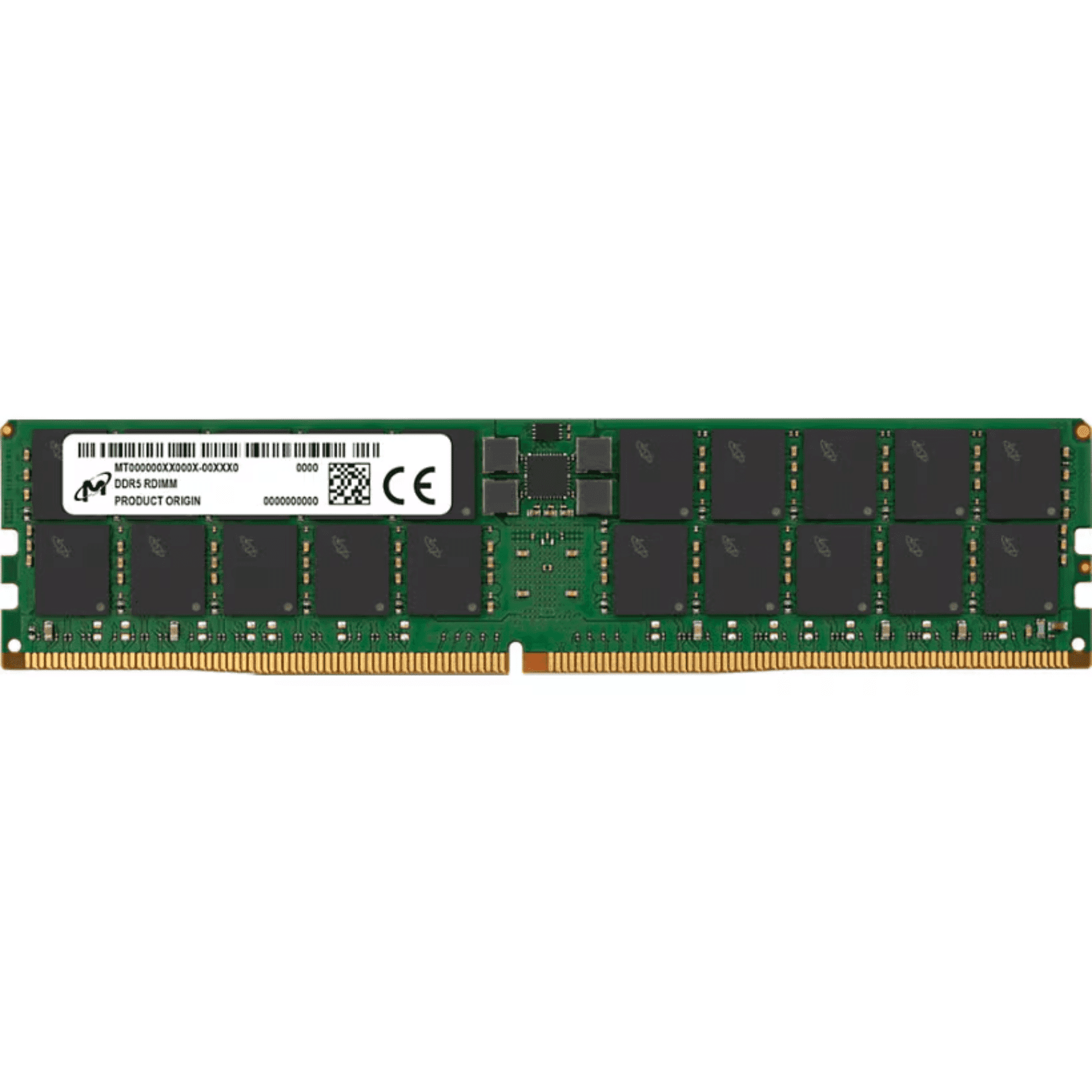 Pamięć serwerowa Micron RDIMM 96GB DDR5 4800MHz ECC zarejestrowana