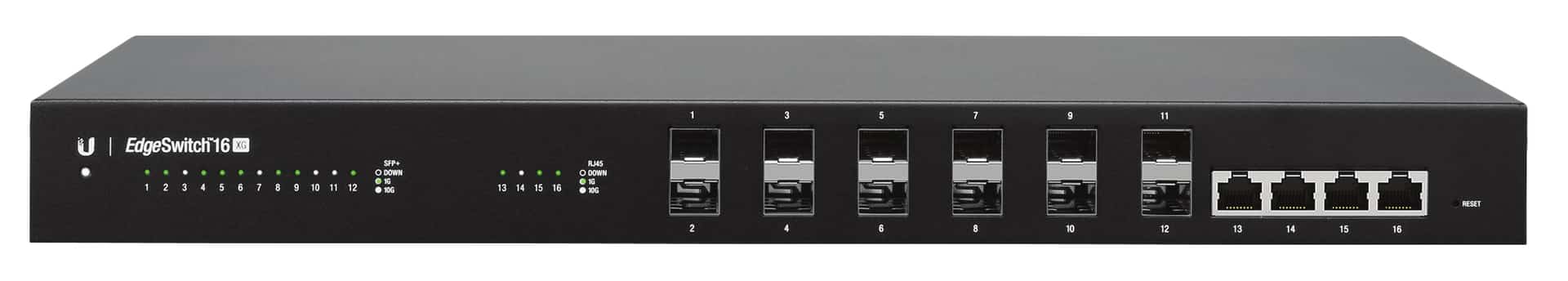 Zarządzany przełącznik Ubiquiti EdgeSwitch 16 XG 16-portowy 10G