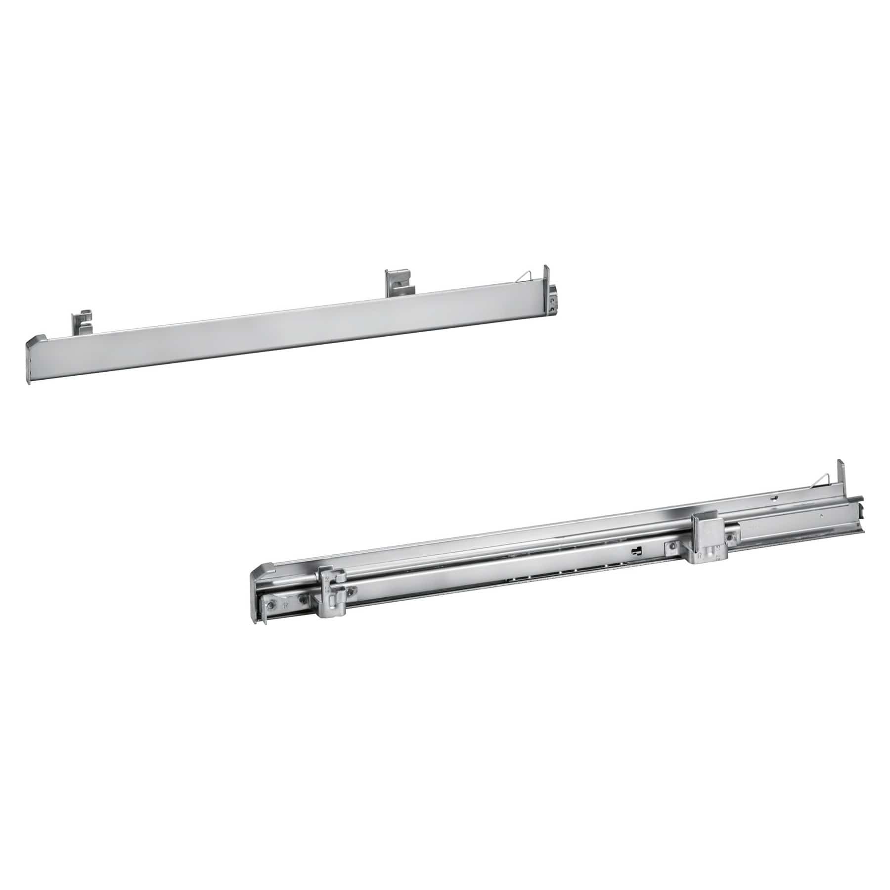 Prowadnice teleskopowe Bosch HEZ538000 - 1 poziom, stal nierdzewna, 480 mm