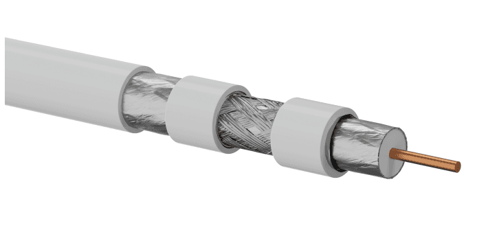 Kabel antenowy Alantec RG6 B2ca LSOH 75 Ω, 500 m