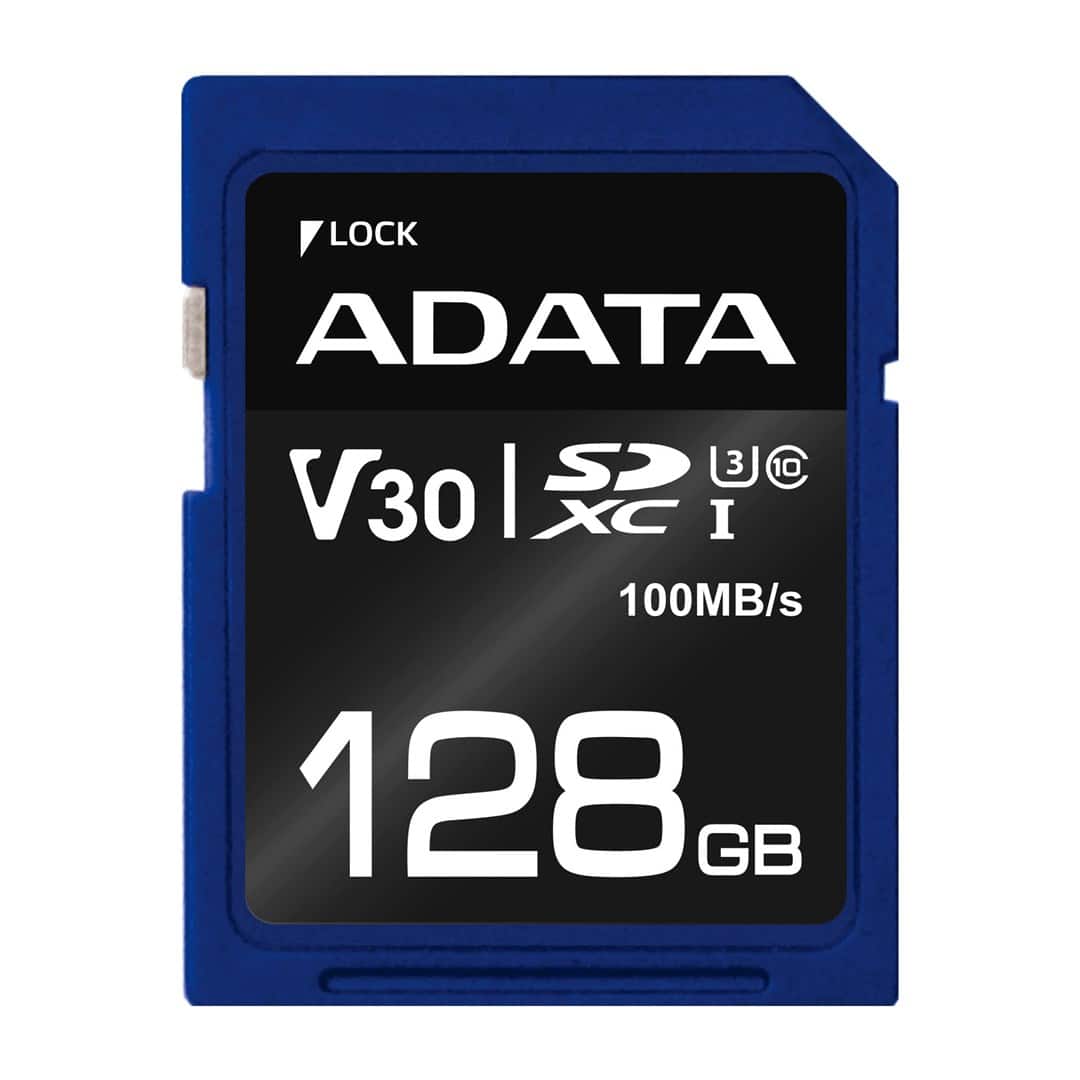 ADATA Premier Pro SDXC 128 GB Class 10 UHS-I/U3 V30 — zdjęcie 1 z 2