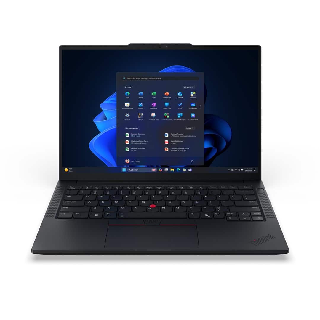 Lenovo ThinkPad E14 G7 Ultra 5 226V 14.0"WUXGA IPS 300nits AG 16GB LPDDR5X-8533 SSD512 Intel Graphics CamFHD+IR 64Wh W11Pro Black 3Y OnSite — zdjęcie 1 z 8