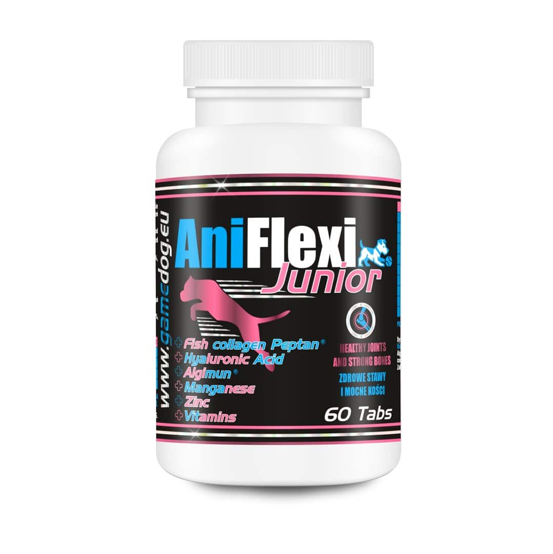 AniFlexi Junior dla szczeniąt - 60 tabletek