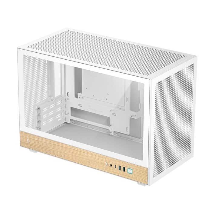 Obudowa DeepCool CH260 WOOD biała — zdjęcie 1 z 8