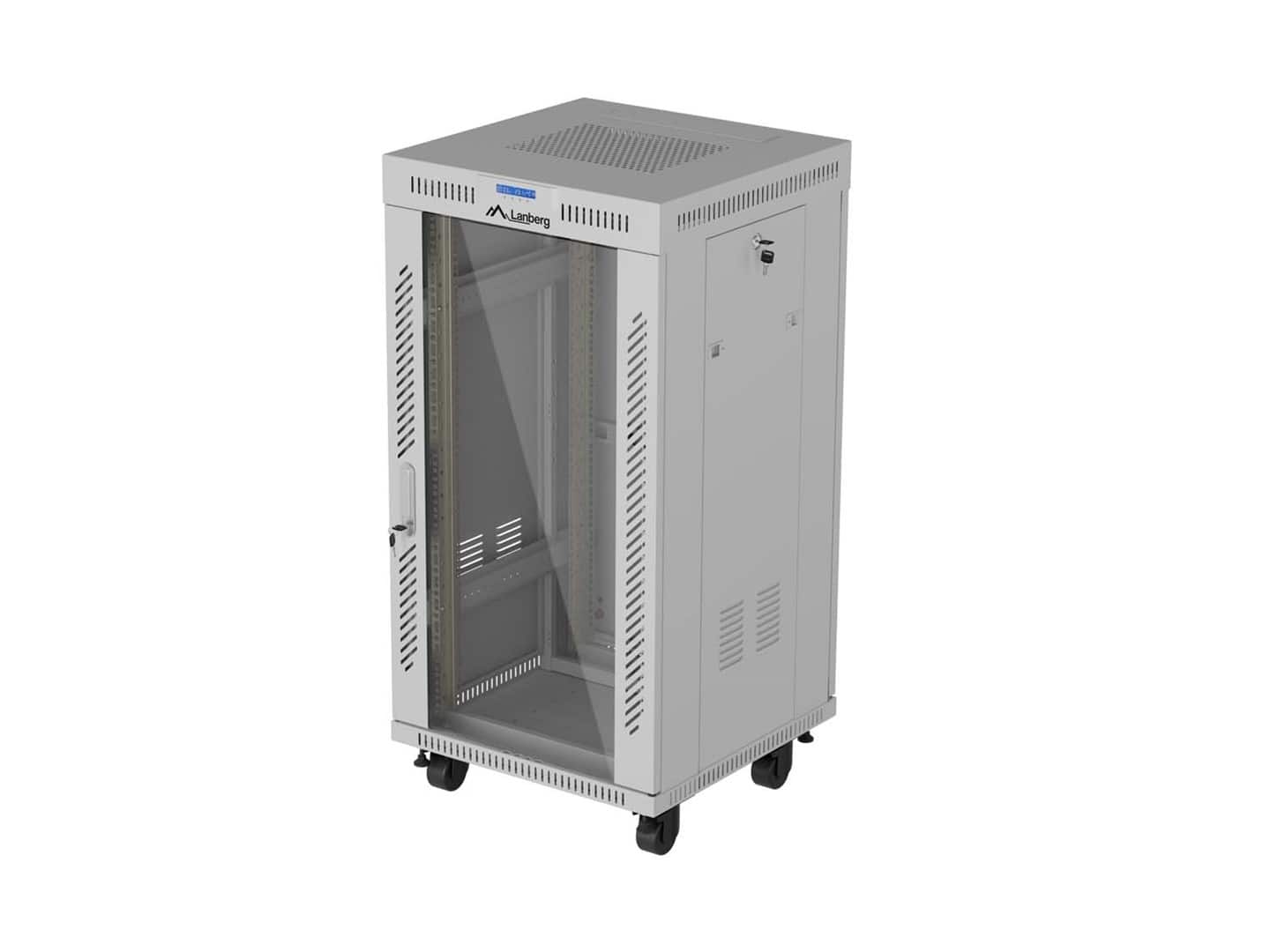 LANBERG SZAFA STOJĄCA RACK 19" 22U 600X600 SZARA — zdjęcie 1 z 8