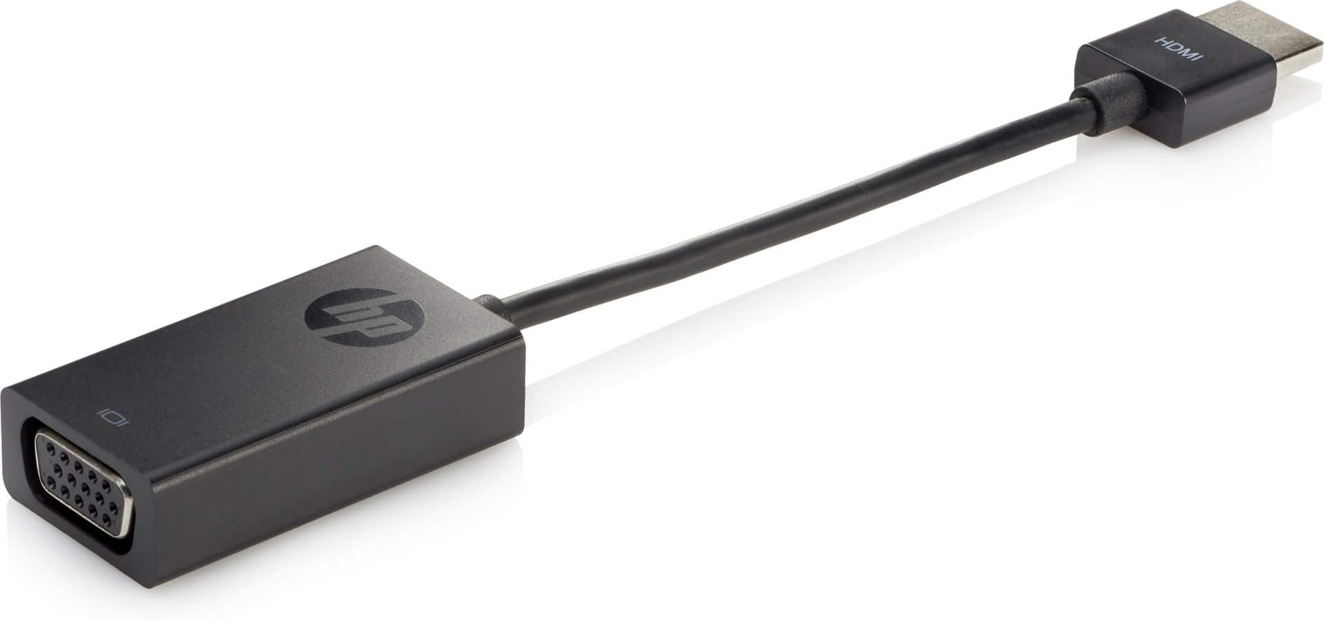 Przejściówka HP HDMI to VGA Cable Adapter czarna X1B84AA — zdjęcie 1 z 3