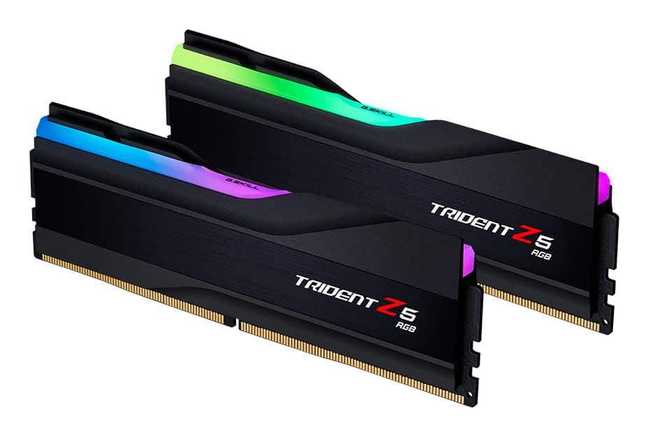 Pamięć RAM DDR5 G.SKILL Trident Z5 RGB 64GB (2x32GB) 6800MHz CL34 XMP3 Black — zdjęcie 1 z 5