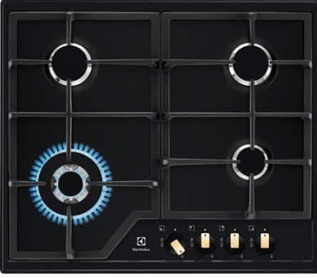 Płyta gazowa Electrolux EGS6436RK (4 pola grzejne; kolor czarny) (WYPRZEDAŻ) — zdjęcie 1 z 3