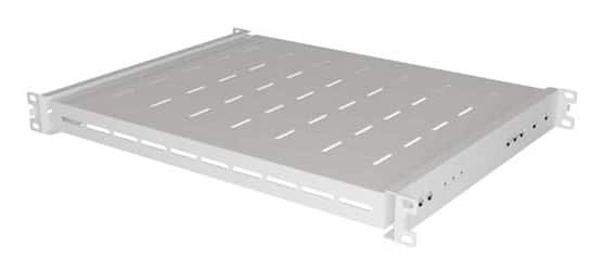 LANBERG WYSUWANA PÓŁKA DO SZAF RACK 19" 350MM SZARA (1U/445X350MM UDŹWIG DO 35KG, MONTAŻ 4PUNKTOWY) — zdjęcie 1 z 8