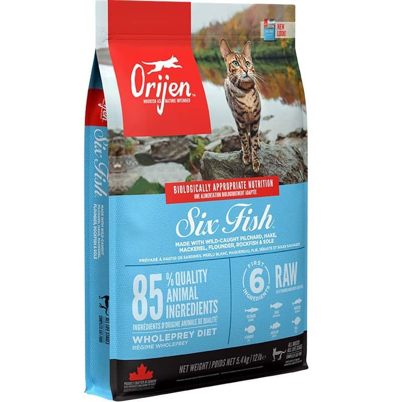 Karma sucha dla kota ORIJEN Cat & Kitten 6 Fish 5,4 kg — zdjęcie 1 z 2
